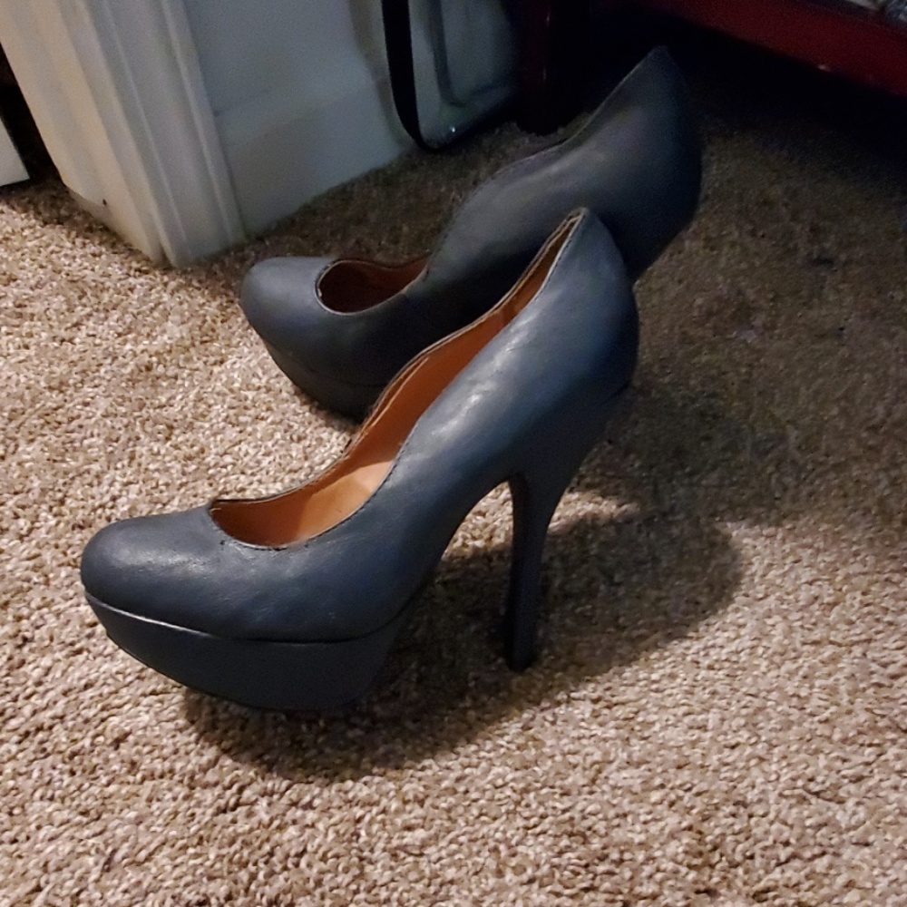 Blue heels